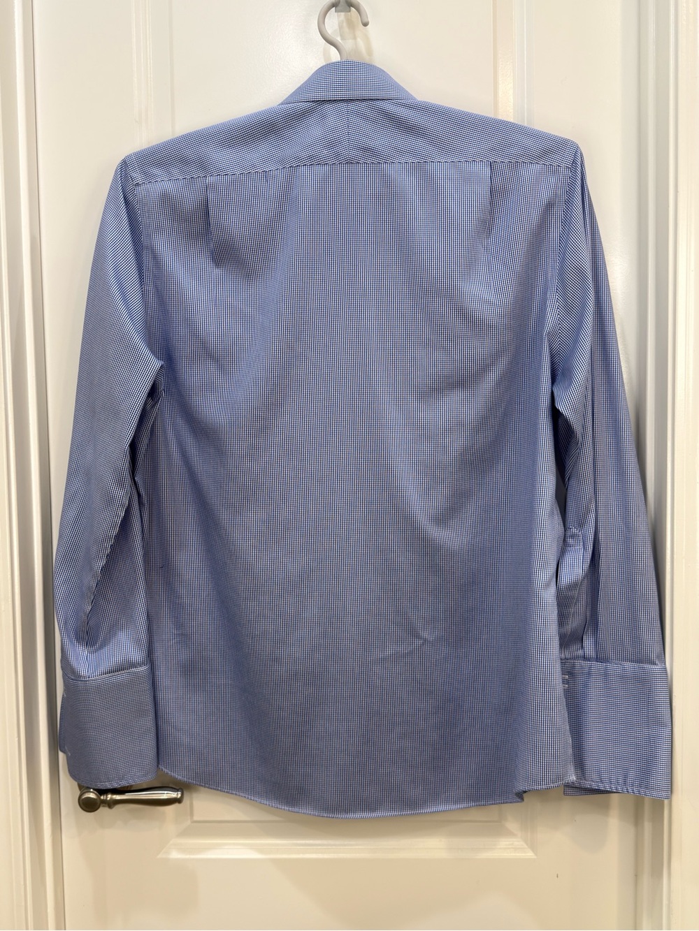 Charles Tyrwhitt Blue French Cuff Slim Fit Dress Shirt - Picture 3 of 10